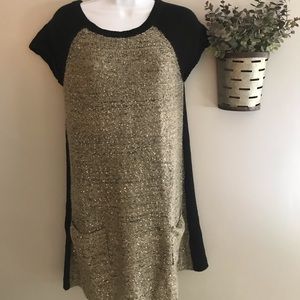 Style & Co pocket front sequined sweater dress